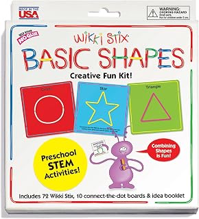 Wikki Stix Basic Shapes Cards Kit