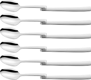 ZWILLING 07150-314 Dinner Macchiato Spoon Set of 6, Coffee Drink, Long Spoon, Silver
