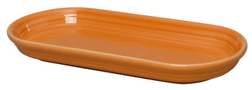 Fiesta 12-Inch by 5-3/4-Inch Bread Tray by Homer Laughlin – 12-Inch, China, Tangerine, Model 325412