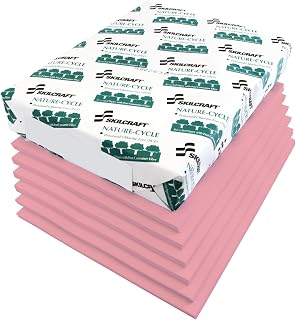 AbilityOne 7530011500334 - Dual Purpose Xerographic Copy Paper - 8-1/2" x 11" - Pink - 5000 units