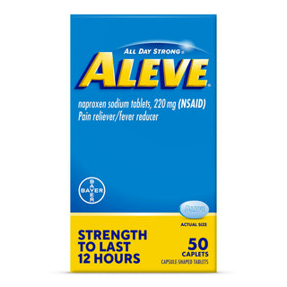 Pain Relief Naproxen Sodium Caplets ‐ 50 Count by Aleve – 50 Count (Pack of 1), Model 1029464