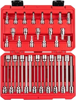 TEKTON Hex Bit Socket Set with Case, 38-Piece | SHB91316