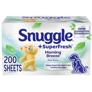 SuperFresh Dryer Sheets by Snuggle – 200 Count (Pack of 1), Blue Sparkle