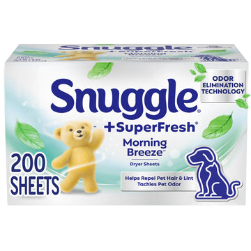 SuperFresh Dryer Sheets by Snuggle – 200 Count (Pack of 1), Blue Sparkle