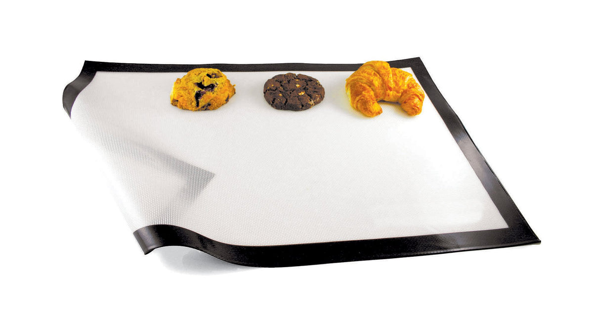 World Cuisine Baking Mat by PADERNO – 11.8"L x 8.3"W, Silicone, Clear, Model A4768930