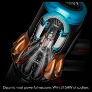 V16 Piston Animal Cordless Vacuum by Dyson – 0.3 gallons, Matched Black Body / Bright Copper Manifold, Model 640975-01