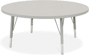 Jonti-Craft Berries 6468JCE000 Round Activity Table - 42" Diameter, E-Height - Freckled Gray/Gray/Gray