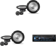 Alpine UTE-63BT Mech-Less Digital Bluetooth Media Receiver with 2 Paisr Alpine S2-S80C Type S 8" Component Speakers