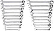 GEARWRENCH 20 Piece SAE/MM Ratcheting Combination Wrench Set| 35720A-02