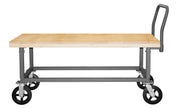Platform Truck by Durham – One Size, Alloy Steel, Gray, Model WHPTA-WD-3060-8MR-95