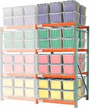 Global Industrial Record Storage Rack Add-On Letter Polyethylene Box 48" W x 48" D x 96" H