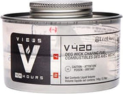 Leolight PICO 6 Hour VIEW V620 Chafing Fuel – Food Warmer for Chafing Dish Buffet –Clear - Liquid Safe DEG chafing fuel, Screw Top with Wick 24/case