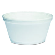 8SJ20 8 oz Squat Foam Container (Case of 1000) by DART – 1000 Count (Pack of 1), 8.0 ounces, Foam, White, Pack of 1000