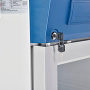 Upright Laboratory Refrigerator by Global Industrial – 28"L x 26.19"W x 77.38"H, White, Model 2453703