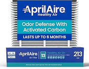 213CBN Replacement Filter for AprilAire Whole House Air Purifiers - MERV 13 with Carbon, Healthy Home Allergy + Odor Reduction, 20x25x4 Air Filter (Pack of 1)
