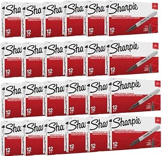 Sharpie Permanent Fine Point Marker, 288 Markers, SAN30001