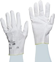 Ansell STD 1-124 Vinyl Glove, Cut Resistant, Cut and Sewn Coated on Interlock Knit Liner, Small, Size 7 (Pack of 12 Pairs)