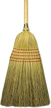 Boardwalk Corn/Fiber Brooms, 6 Count, 53.5" Overall Length, Natural