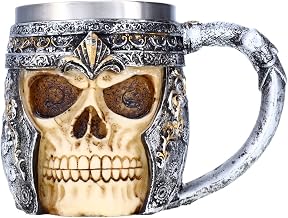 Treasure Cove P754639 Mug with Armored Skull Design