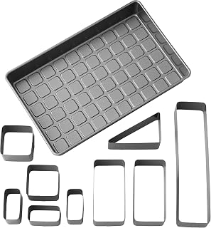 Wilton Countless Celebrations Numbers & Letters Cake Tin Set, Non Stick, 36.8 x 22.8cm (14.5 x 9in), Steel