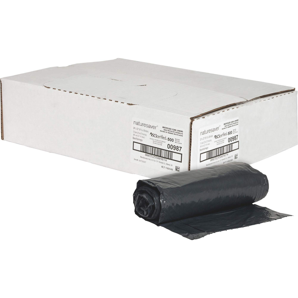 Nature Saver Black / Small / Industrial Trash Bags