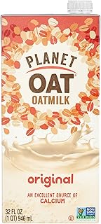 Planet Oat Oatmilk Without Lactose or Dairy NonGMO, Original, 32 Fl Oz (Pack of 6)