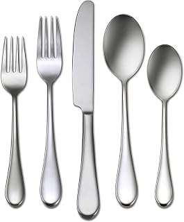 Oneida Icarus 20 Piece Flatware Set, Service For 4 | silver, dishwasher safe | includes knives, forks, and spoons | heavy duty, cutlery set, utensil set, wedding silverware