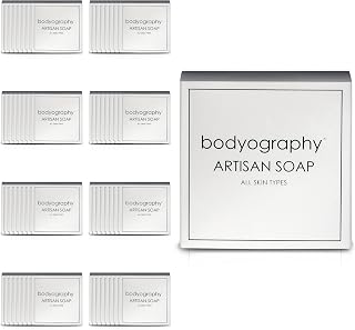 World Amenities Bodyography Blanc- Bulk Artisan Hand Soap | 300 Count, 1 Oz | Vanilla White Tea, Mini Travel Size Toiletries