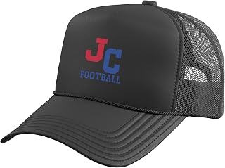 John Curtis Christian School Logo Football Trucker Hat with Adjustable Mesh Back