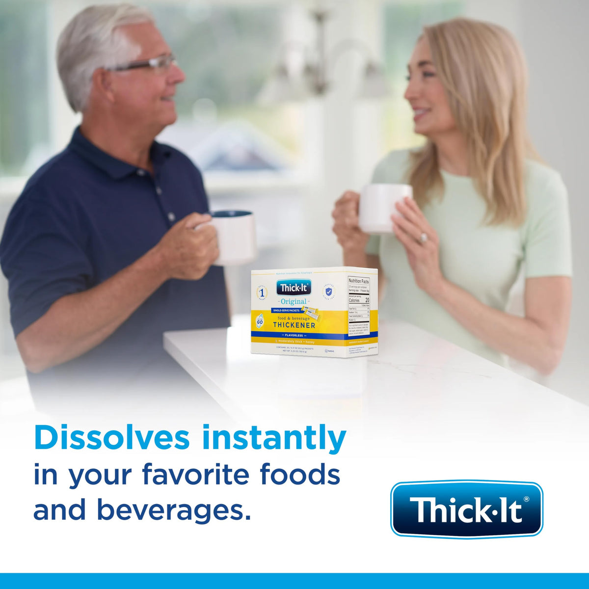 Original Thickener Packets by Thick-It – 0.21 Ounce (Pack of 25), Model J599-LE800-E