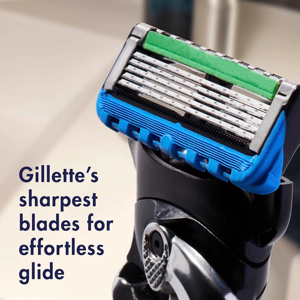 Gillette 12 Count (Pack of 2) / Blue / Fusion5 ProGlide Billboard Pack Cartridge Razors
