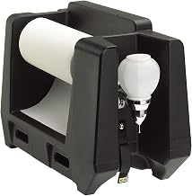 Cambro HWAPR-110 Handwashing Station with Paper Towel Roll Dispenser, Black