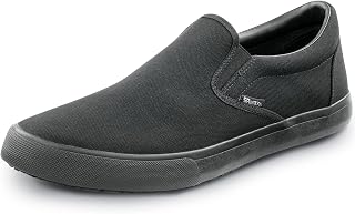 SR Max Womens Black Southport MaxTrax Soft Toe SRO Slip-On Athletic