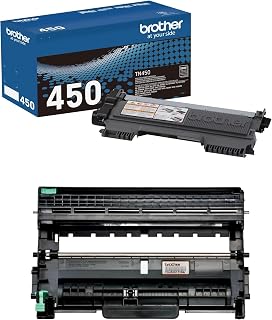 Brother Genuine TN450 High Yield Black Toner Cartridge and DR420 Drum Unit, 2 Pack