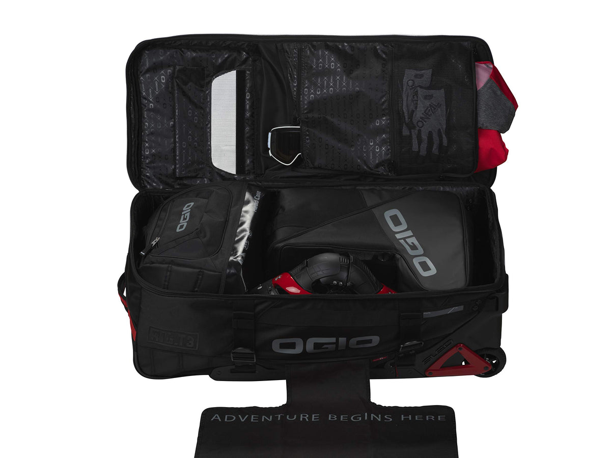 Rig T-3 Black by OGIO – one_size, 151.2 liters, 600D polyester, 420D nailhead dobby polyester, Black, Model OG5919580