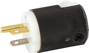 Hubbell Lighting 5266C Straight Plug, 15A