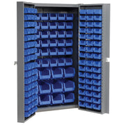 Deep Door Bin Cabinet by Global Industrial – One Size, 16 Gauge Steel, Grey, Model 662133BL