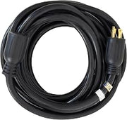 DuroMax XP3025GC 30-Amp 25-Foot 10-Gauge L14-30 Heavy Duty Generator Cord for Home Power Backup, Black