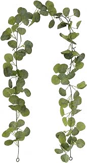 Artificial Eucalyptus Greenery Garland, Three-Fork Eucalyptus | Leaves, Artificial Foliage, Mantlepiece Dressing, For Restaurant Owners
