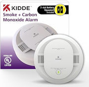 Kidde Smoke & Carbon Monoxide Detector, AA Battery Powered, LED Warning Light Indicators, 1 Pack