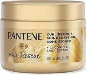 Pantene Miracle Rescue Curl Define & Shine Leave-On Conditioner, 10.1 FL OZ