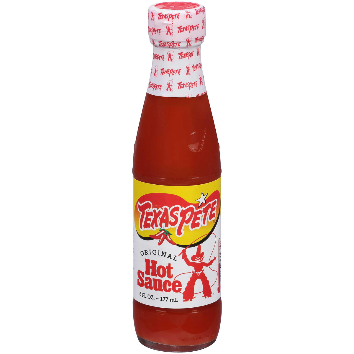Hot Sauce by Texas Pete – 24 x 6 oz bottles, 7.89"W x 11.76"L x 7.6"H