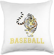 Bloomfield High School Bengals Baseball Throw Pillow