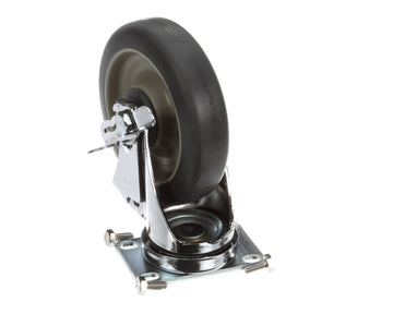 Front Swivel Caster with Brake by Cambro – Metal, black, Model 60007