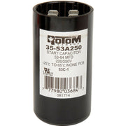Motor Start Capacitor by Rotom – Plastic, Model 53C-1