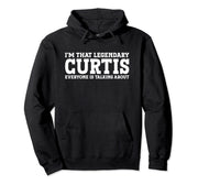Curtis Personal Name Funny Curtis Pullover Hoodie by Curtis Gifts Curtis Tee Men Name Birthday Gifts – Polyester, Black, Model EV6XBBYTNXJ