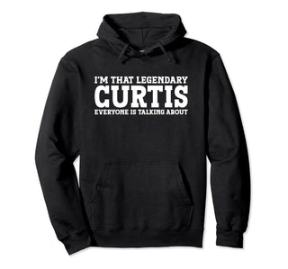 Curtis Personal Name Funny Curtis Pullover Hoodie by Curtis Gifts Curtis Tee Men Name Birthday Gifts – Polyester, Black, Model EV6XBBYTNXJ