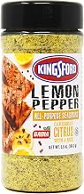 Kingsford Lemon Pepper All-Purpose Seasoning, 6.5 oz – Zesty Citrus & Pepper Blend