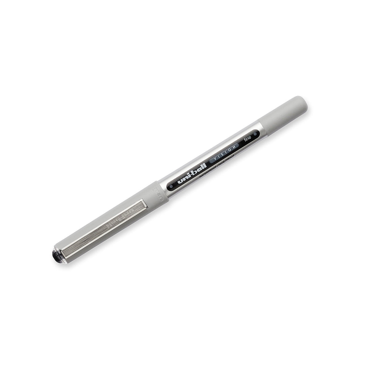 Vision Rollerball Pens by Uni-Ball – 1 Count (Pack of 1), Plastic, Black, Model 1824106