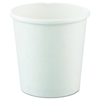 Solo H4165-2050 16 oz White Flexstyle DSP Paper Food Container (Case of 500)